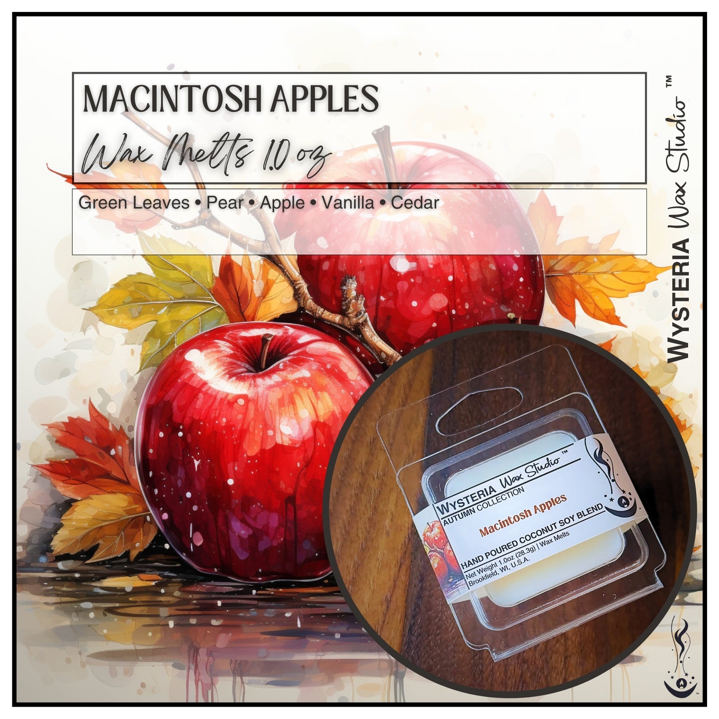 Macintosh Apples • 1.0oz Melt
