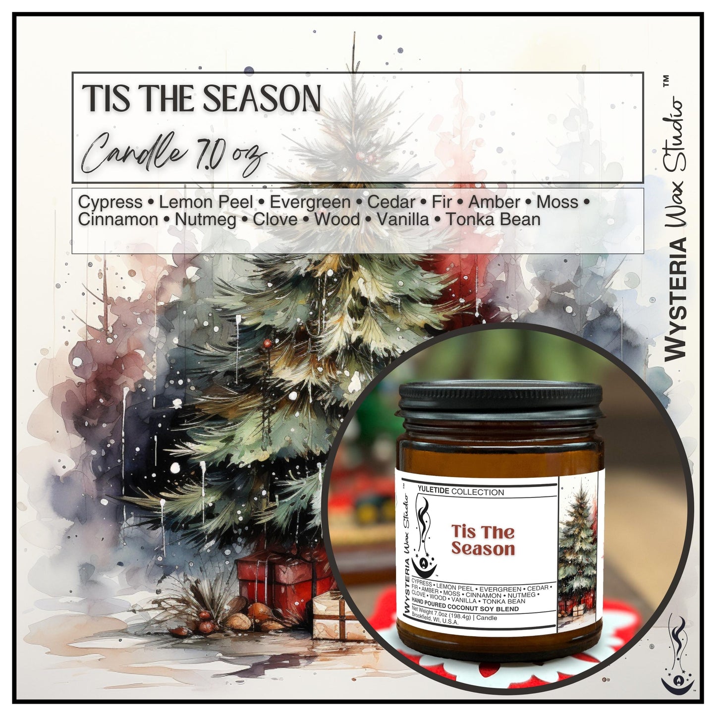 Tis The Season • 7oz Candle