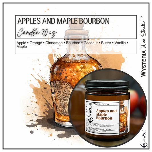 Apples and Maple Bourbon • 7oz Candle