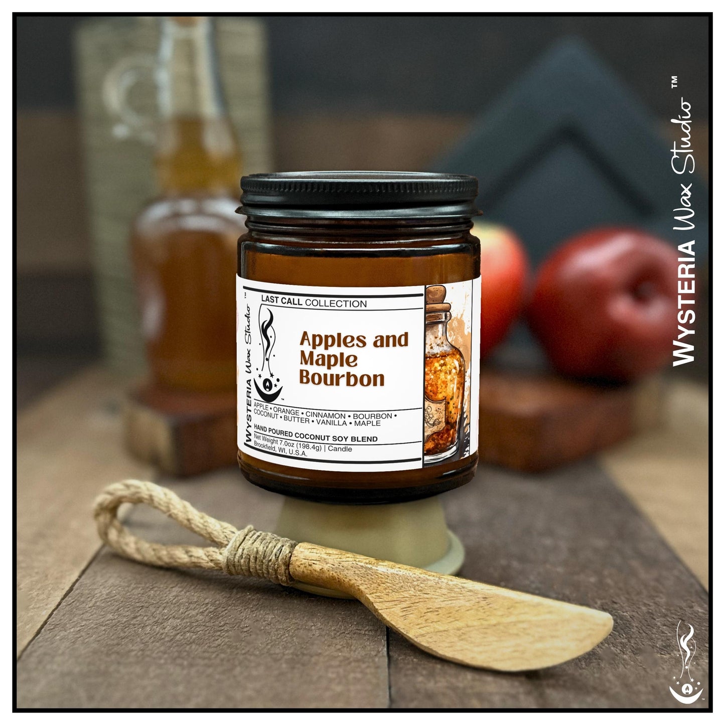 Apples and Maple Bourbon • 7oz Candle