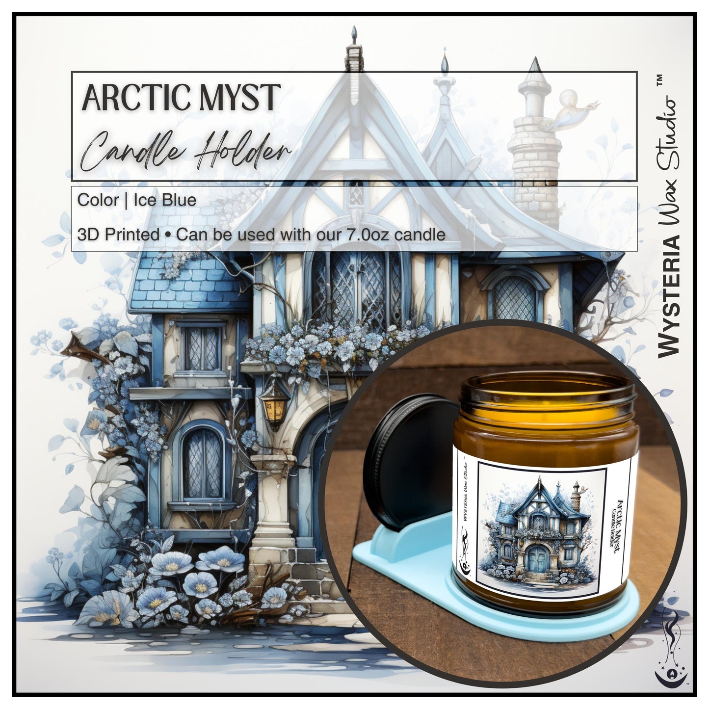 Arctic Myst • 7oz Candle Holder