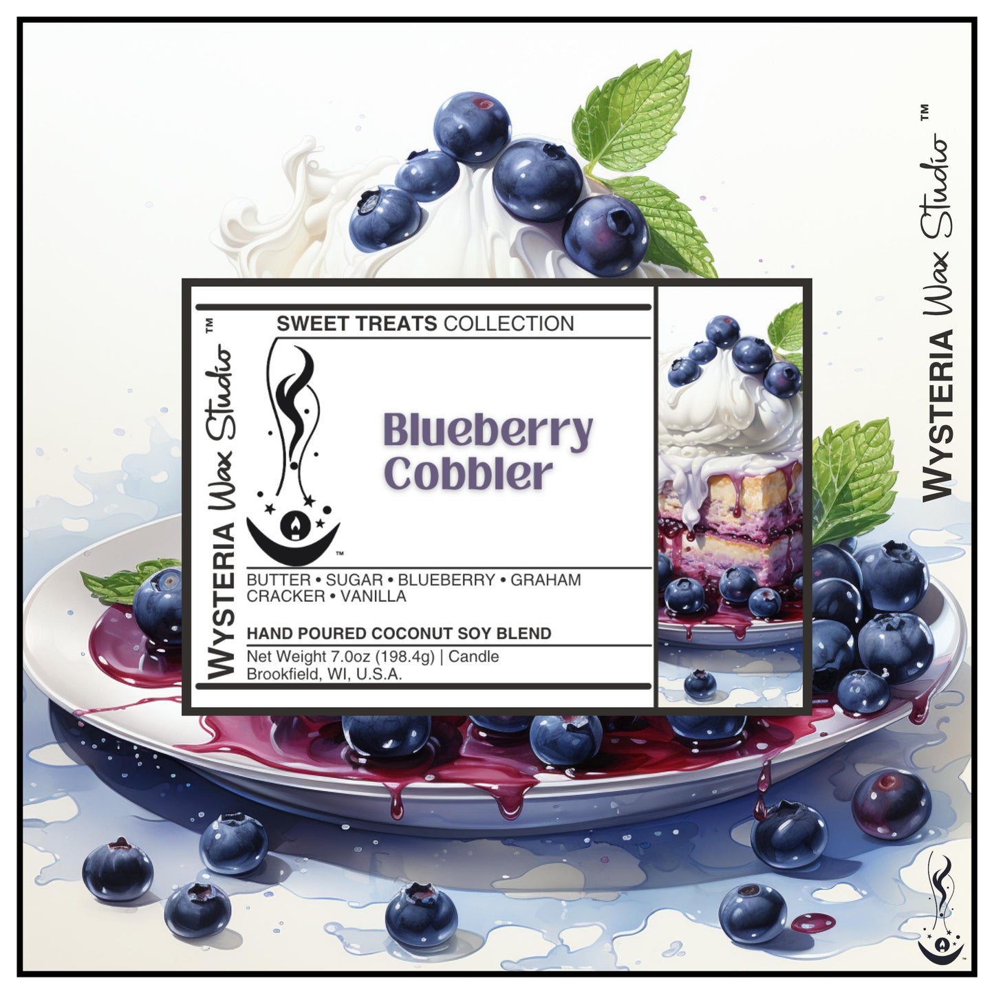 Blueberry Cobbler • 7oz Candle