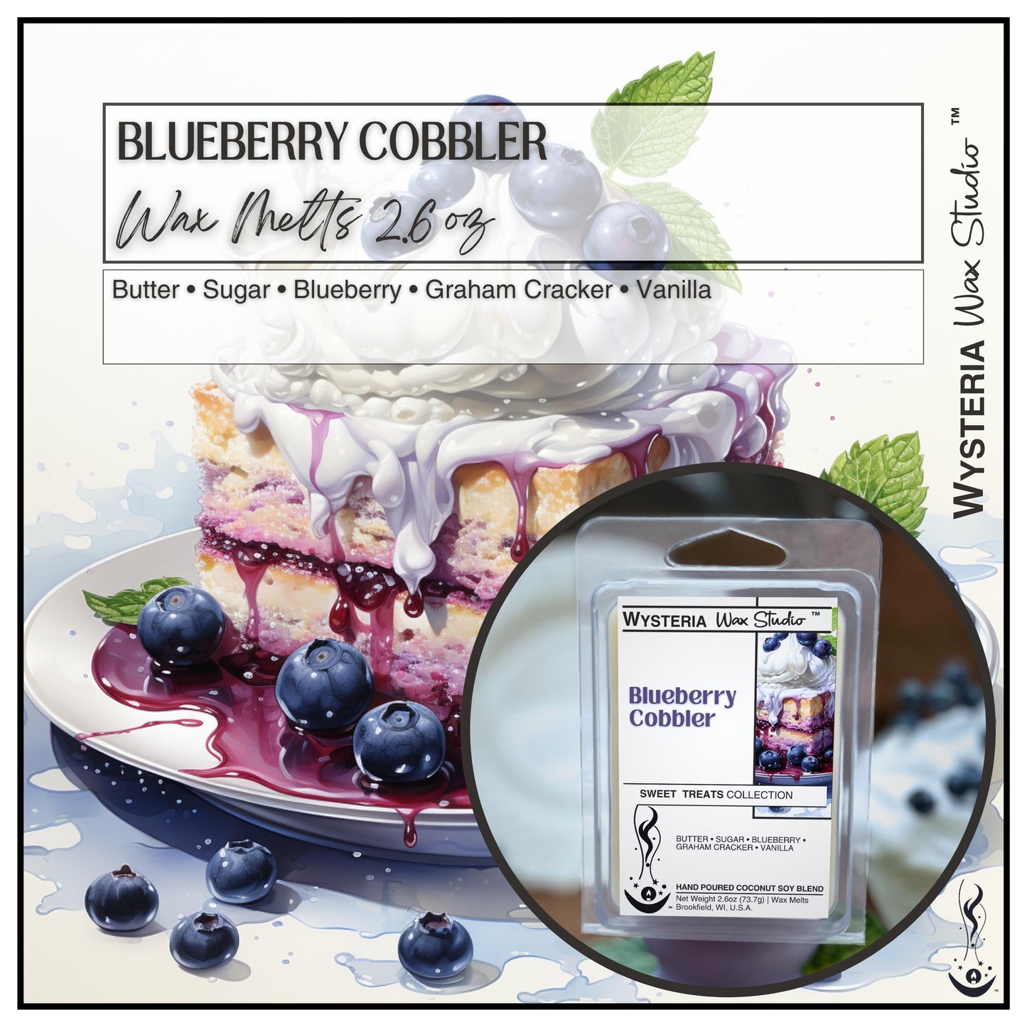 Blueberry Cobbler • 2.6oz Melts