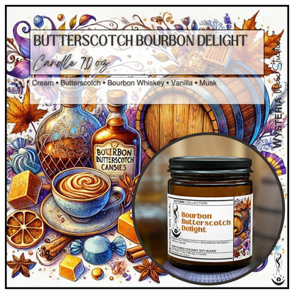 Bourbon Butterscotch Delight • 7oz Candle