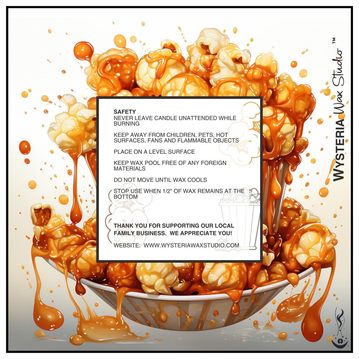 Caramel Popcorn • 7oz Candle