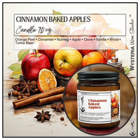 Cinnamon Baked Apples • 7oz Candle