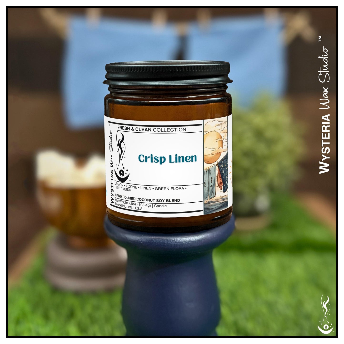 Crisp Linen • 7oz Candle