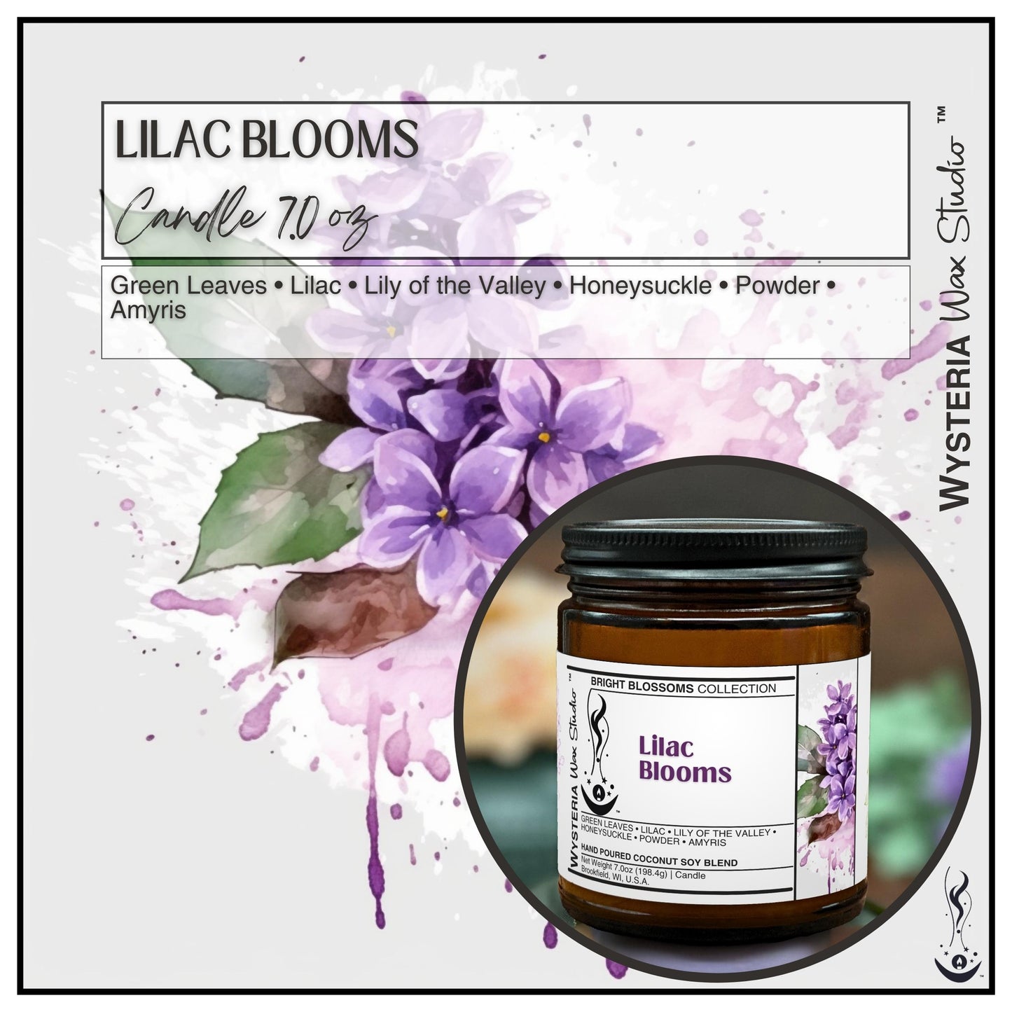 Lilac Blooms • 7oz Candle