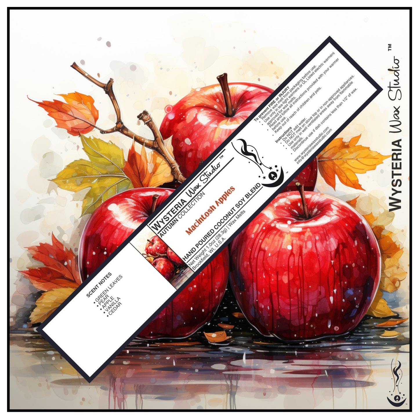 Macintosh Apples • 1.0oz Melt