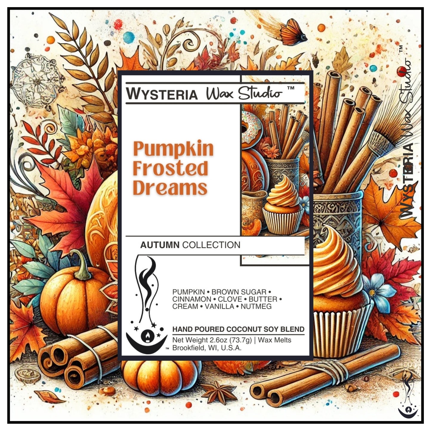 Pumpkin Frosted Dreams • 2.6oz Melts