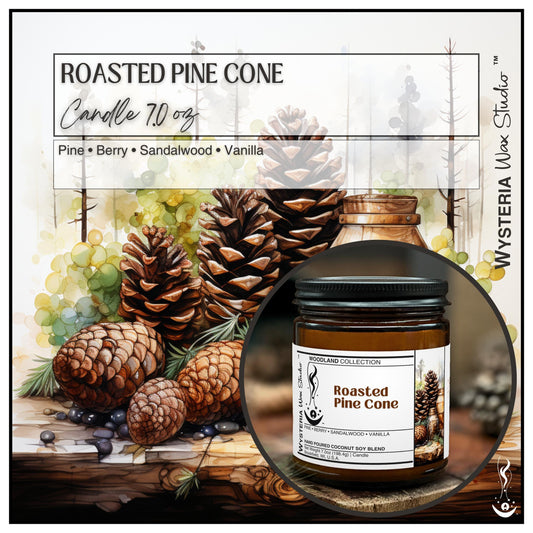 Roasted Pine Cone • 7oz Candle