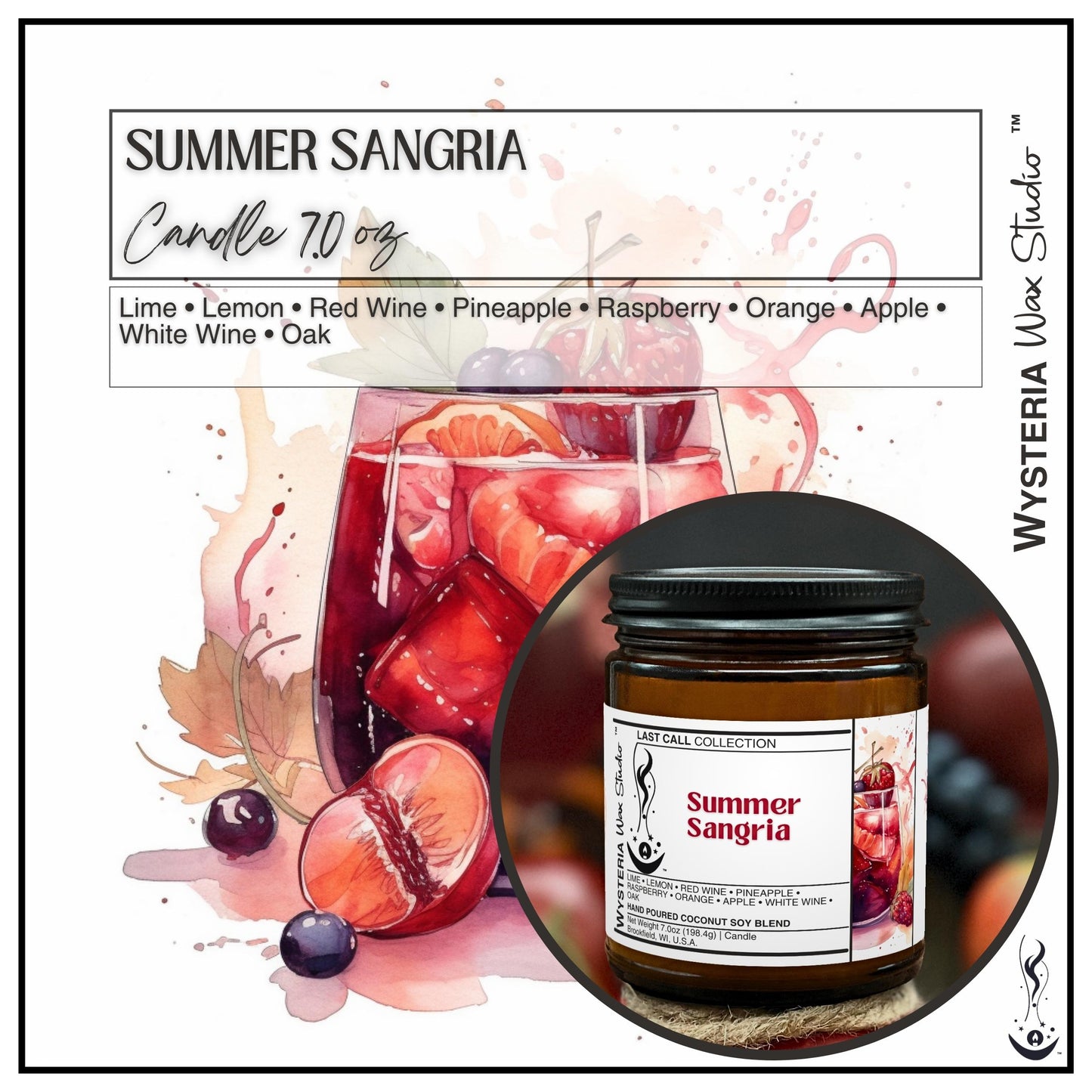 Summer Sangria • 7oz Candle