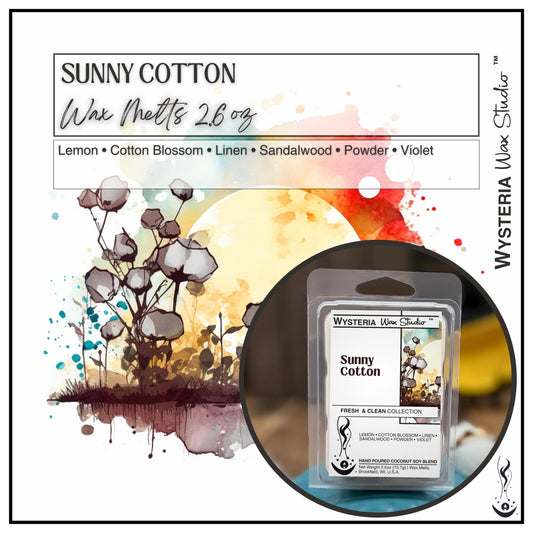 Sunny Cotton • 2.6oz Melts