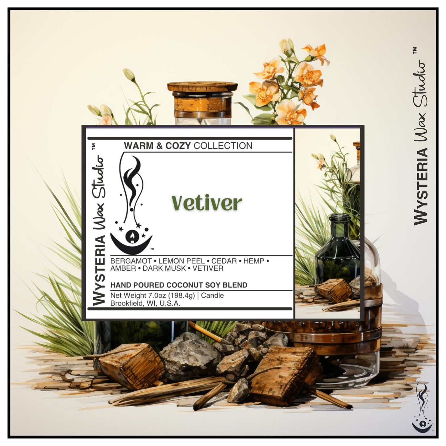 Vetiver • 7oz Candle